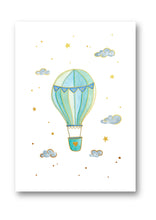 Load image into Gallery viewer, &#39;Hot Air Balloon&#39; - Greetings Card (Gold Foil)
