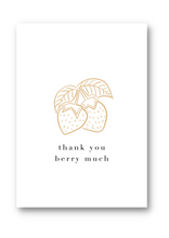 Load image into Gallery viewer, &#39;Thank You Berry Much&#39; - Thank You Card
