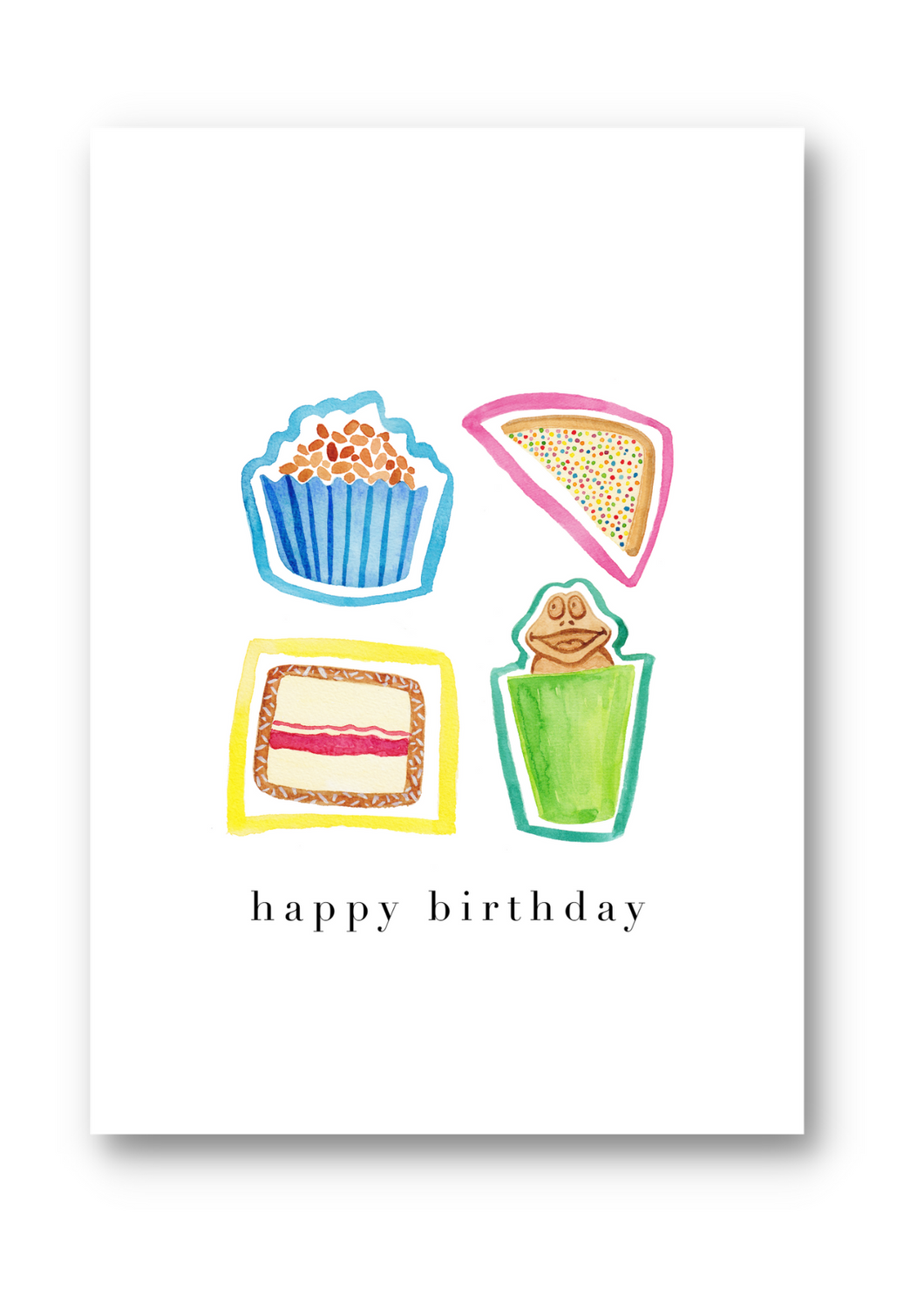 Aussie Party Classics 'Happy Birthday' - Greetings Card