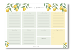Limoncello - A4 Weekly Planner