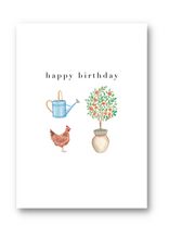 Load image into Gallery viewer, The Gardener &#39;Happy Birthday&#39; - Greetings Card
