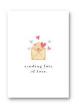 Load image into Gallery viewer, &#39;Sending Lots of Love&#39; - Greetings Card
