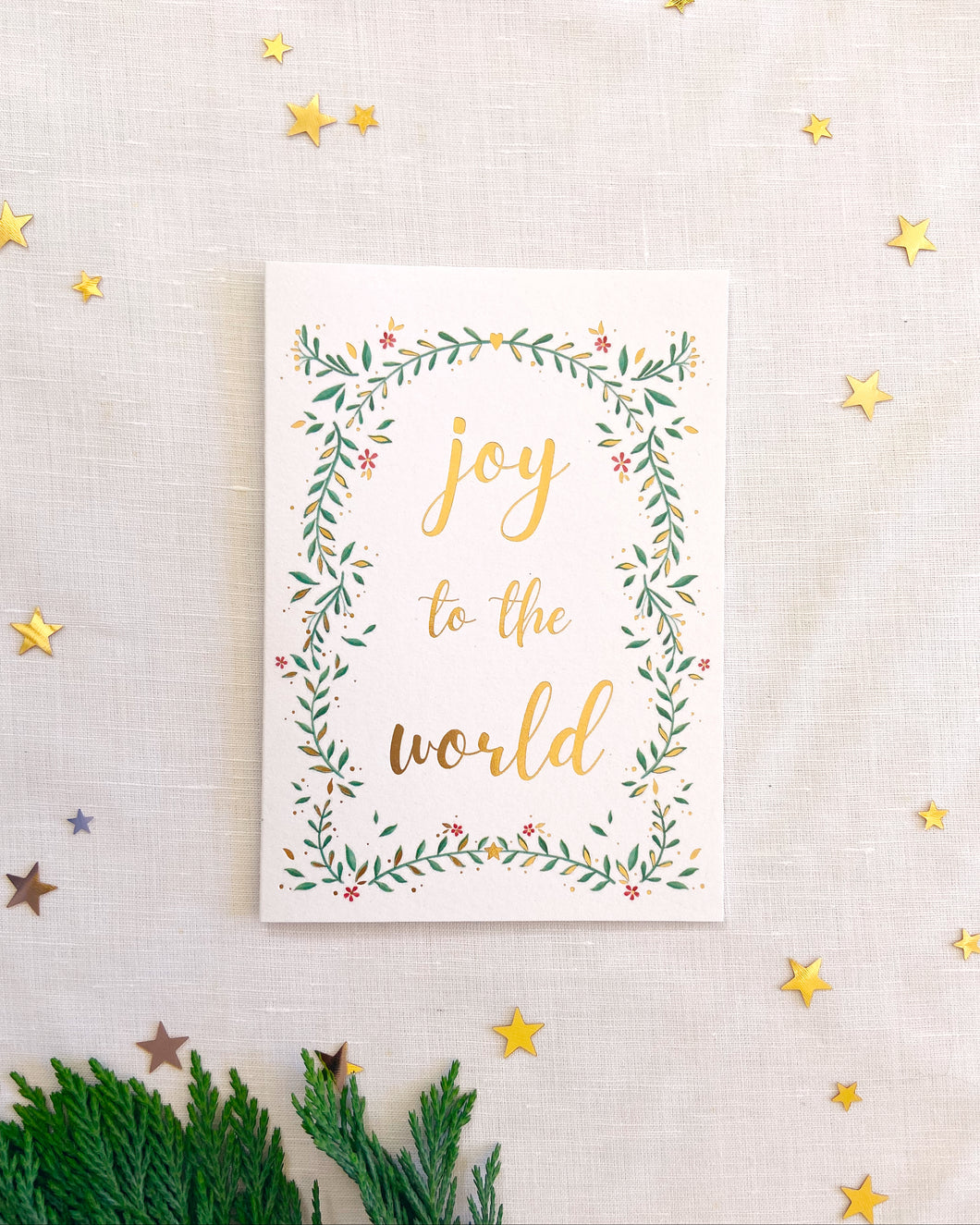 'Joy to the World' - Christmas Card
