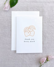 Load image into Gallery viewer, &#39;Thank You Berry Much&#39; - Thank You Card
