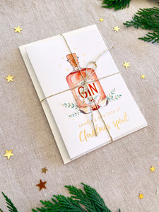 ‘Christmas Spirit’ - 3 Pack Illustrated Christmas Cards