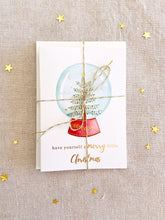 Load image into Gallery viewer, ‘A Joyful Christmas’ - 6 Pack Illustrated Christmas Cards

